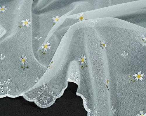 ZAZDROSTKA ETAMINA KWIATUSZKI 40CM/60CM  (cena za 0,50mb)