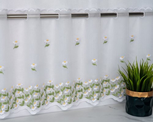 ZAZDROSTKA HAFT RUMIANEK  MARKIZTA 40CM/65CM/90CM  (cena za 0,50mb)