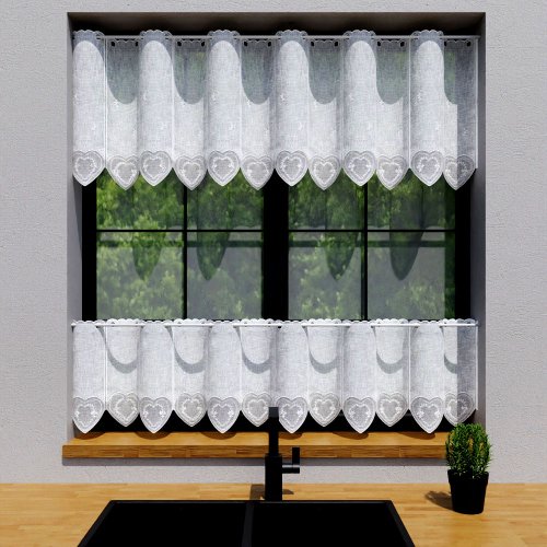 ZAZDROSTKA PANEL HAFT VINTAGE SERCA SZARE 40CM/60CM  (cena za 0,50mb)