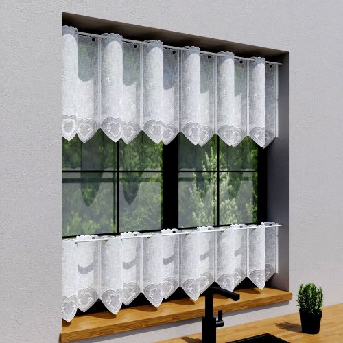 ZAZDROSTKA PANEL HAFT VINTAGE SERCA SZARE 40CM/60CM  (cena za 0,50mb)