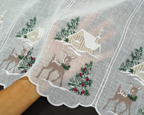 ZAZDROSTKA PANEL NATURAL Boże Narodzenie 17/35CM/60CM  (cena za 0,50mb)