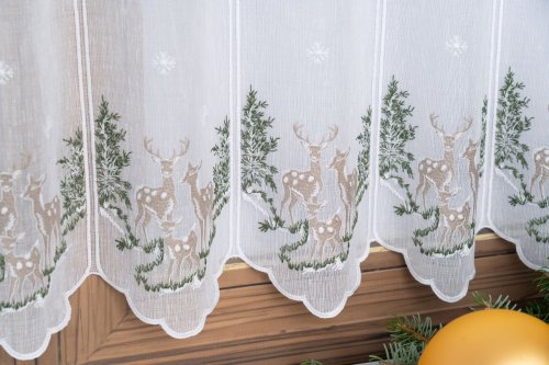 ZAZDROSTKA PANEL NATURAL Boże Narodzenie 40CM  (cena za 0,50mb)