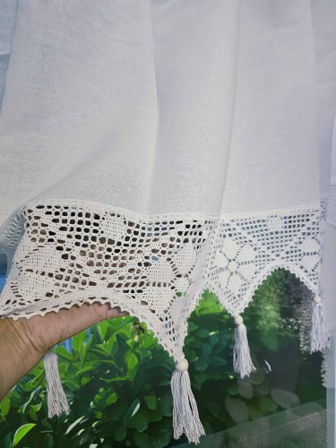 ZAZDROSTKA RACHELA KORONKA AŻUR  BIAŁA metraż (cena za 0,50mb)