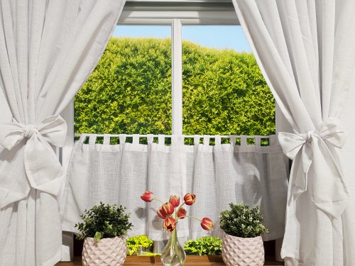 ZAZDROSTKA SHABBY CHIC BIAŁA SZELKI 