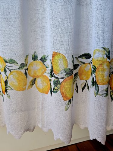 ZAZDROSTKA ŻAKARD CYNTRYNA 50CM/70CM  (cena za 0,50mb)