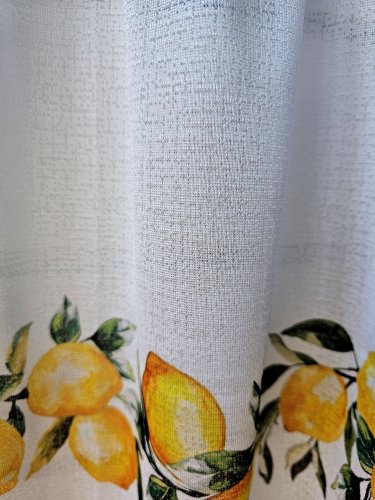 ZAZDROSTKA ŻAKARD CYNTRYNA 50CM/70CM  (cena za 0,50mb)