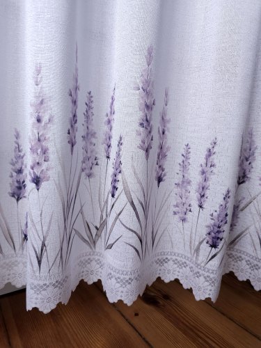 ZAZDROSTKA ŻAKARD LAWENDA 50CM/70CM  (cena za 0,50mb)