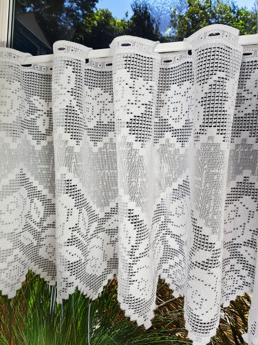 ZAZDROSTKA ŻAKARD RÓŻA 35/50/70CM (cena za 0,50mb)