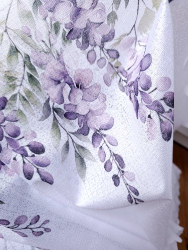 ZAZDROSTKA ŻAKARD WISTERIA 50CM/70CM  (cena za 0,50mb)