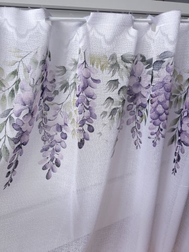 ZAZDROSTKA ŻAKARD WISTERIA 50CM/70CM  (cena za 0,50mb)