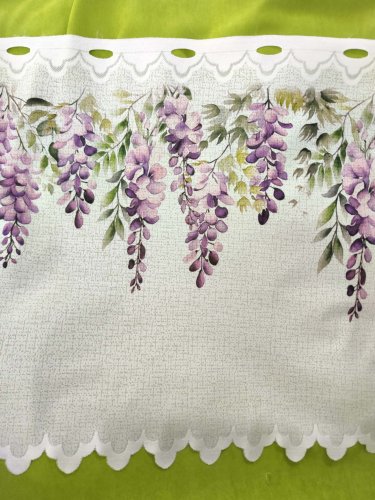 ZAZDROSTKA ŻAKARD WISTERIA 50CM/70CM  (cena za 0,50mb)