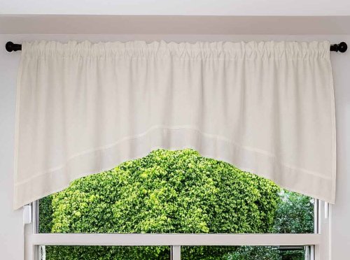 ZESTAW LAMBREKIN + ZAZDROSTKA SHABBY CHIC FALBANKA