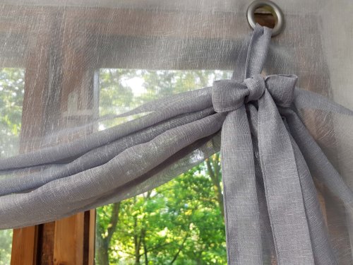 ZESTAW ZASŁON+ROLETA  SZARY SABLE 